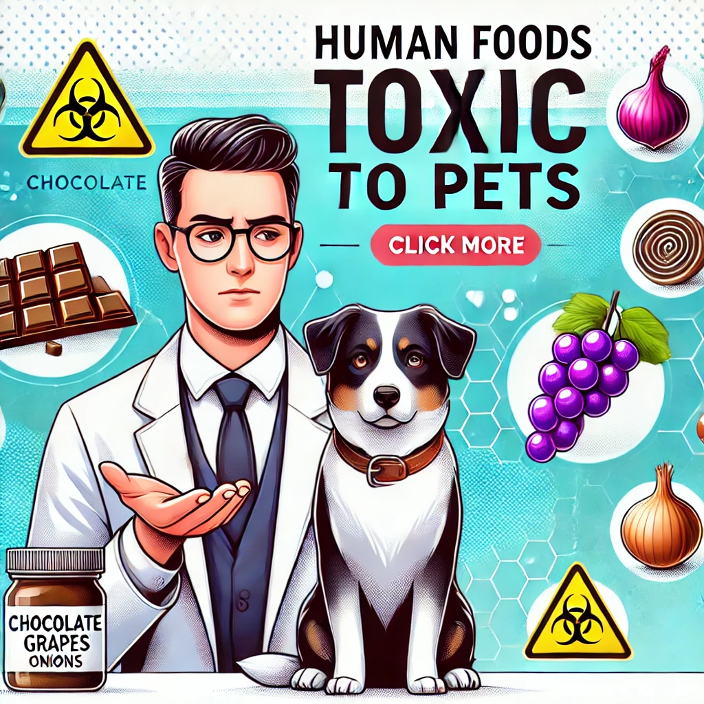 Read more about the article Warning : Human Foods Toxic to Pets : Avoid These Dangerous Foods